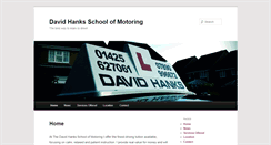 Desktop Screenshot of davidhanksschoolofmotoring.com